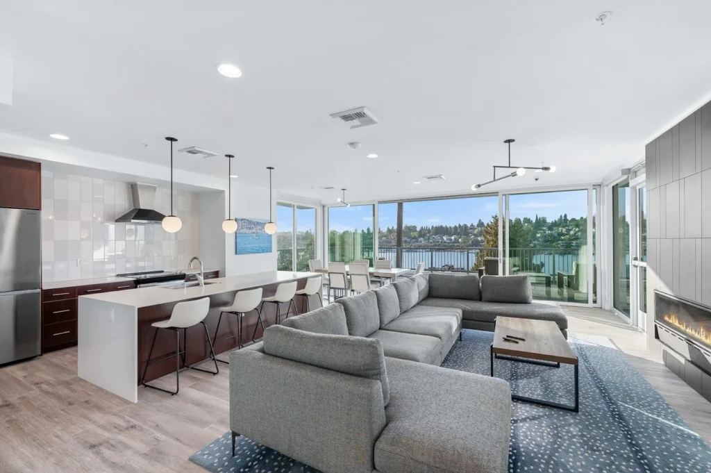 Luxury apartment interior in Capitol Hill, Seattle